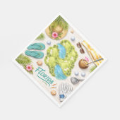 Golf Florida Themen-Servietten Serviette (Ecke)