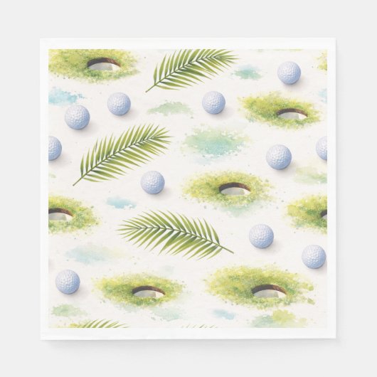 Golf Florida Themen-Servietten Serviette (Vorderseite)