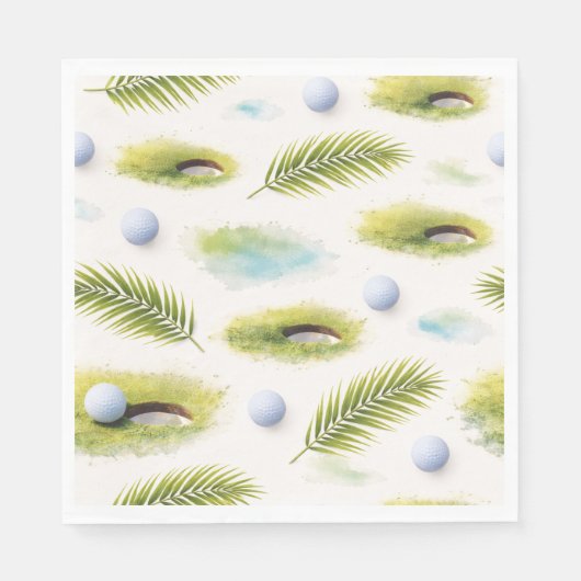 Golf Florida Themen-Servietten Serviette (Vorderseite)