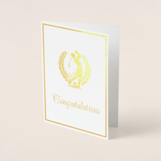 Golf Folienkarte (Vorderseite)