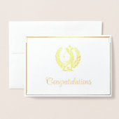 Golf Folienkarte (Vorderseite mit Umschlag)