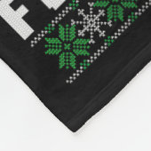 Golf For Everybody Santa Ugly Christmas Golfing Fleecedecke (Ecke)