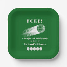 Golf Fore Tee-Riffic Green 50th Birthday Party