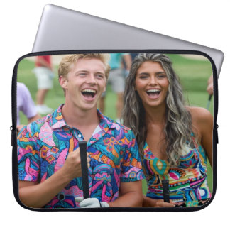 Golf-Foto anpassen personalisieren Laptopschutzhülle