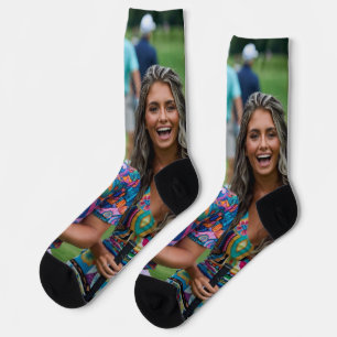 Golf-Foto anpassen personalisieren Socken