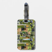 Golf Foto Collage, Gepäckmarke Gepäckanhänger (Rückseite vertikal)