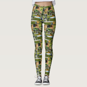 Golf Foto Collage, Leggings