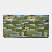 Golf Foto Collage, Schreibtischmatte (Vorderseite)