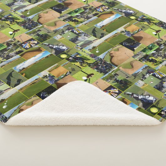 Golf Foto Collage, Sherpadecke (3/4)