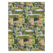 Golf Foto Collage, Tischdecke (Vorderseite)