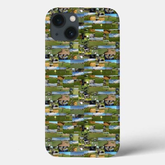 Golf, Foto Collarge, Case-Mate iPhone Hülle (Rückseite)