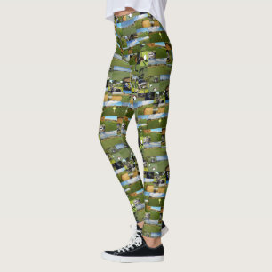 Golf, Foto Collarge, Ladys Leggings