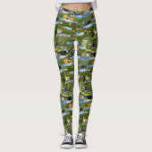 Golf, Foto Collarge, Ladys Leggings (Vorderseite)