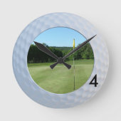 Golf Foto Fantastische Uhr für Golfer (Vorderseite)