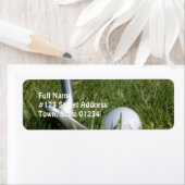 Golf Foto Mailing Label (Insitu)