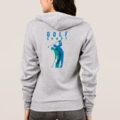 Golf | Frauen in Vollkorb Hoodie (Rückseite)