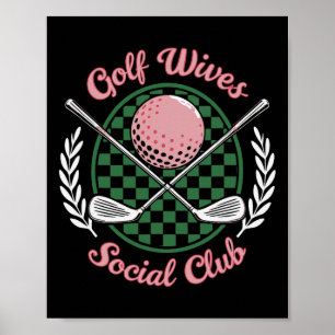 Golf-Frauen-Sozialclub 3 Poster