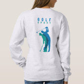 Golf | Frauen Sweatshirt (Rückseite)