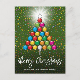 Golf Frohe Weihnachten-Feiertagsdesign Postkarte