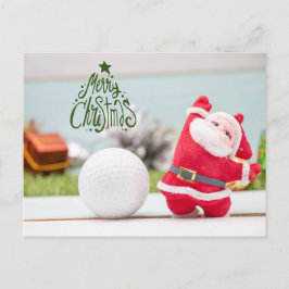 Golf Frohe Weihnachten mit dem Weihnachtsmann