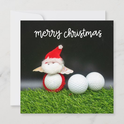 Golf Frohe Weihnachten mit dem Weihnachtsmann für (Vorderseite)