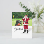 Golf Frohe Weihnachten mit dem Weihnachtsmann unte (Stehend Vorderseite)