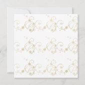 Golf Frohe Weihnachten mit dem Weihnachtsmann unte Karte (Rückseite)