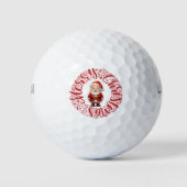 Golf Frohe Weihnachtsgeschenk für Golfer Golfball (Vorderseite)