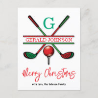 Golf Frohe Weihnachtsgestaltung