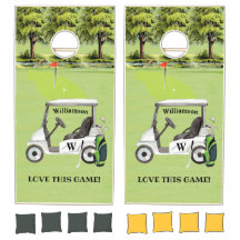 Golf Fun in der Rolle Monogram