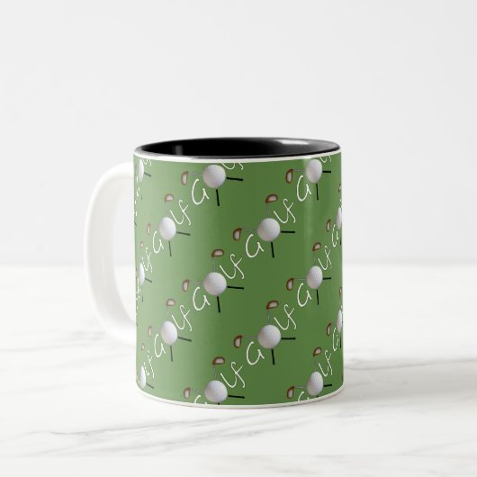 Golf Fun Tasse (Vorderseite Links)