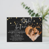 Golf Funkelnd Probe Abendessen vor dem Abend Einladung (Stehend Vorderseite)