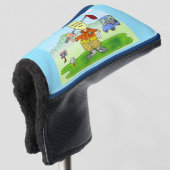Golf Funny Cartoon Headcover (3/4 Vorderseite)