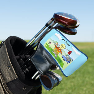 Golf Funny Cartoon Headcover