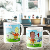 Golf Funny Cartoon Kaffeetasse