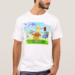 Golf Funny Cartoon T-Shirt