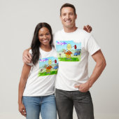 Golf Funny Cartoon T-Shirt (Unisex)
