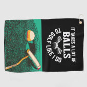 Golf Funny Golf Sprichwort für Golfer Golfhandtuch (Horizontal)