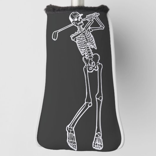 Golf Funny Golfspielen Skelett Golf spielen Golfer Golf Headcover (Rotieren 90)