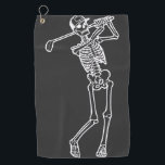 Golf Funny Golfspielen Skelett Golf spielen Golfer Golfhandtuch<br><div class="desc">Golf Funny Golfspielen Skelett Golf spielen Golfer</div>