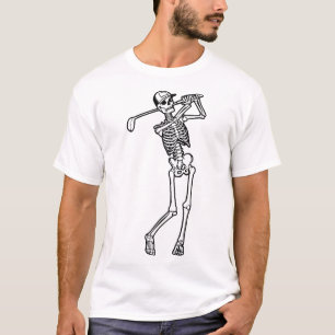Golf Funny Golfspielen Skelett Golf spielen Golfer T-Shirt