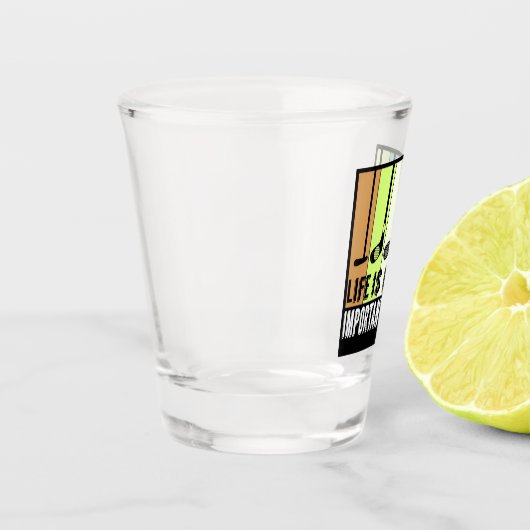 Golf Funny Life Choice Clubs Schnapsglas (Links)