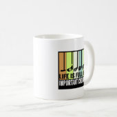 Golf Funny Life Chores Clubs Kaffeetasse (VorderseiteRechts)