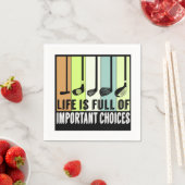 Golf Funny Life Chores Clubs Serviette (Beispiel)