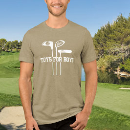 Golf Funny Quote Toys für Jungs Golf Clubs Tri-Blend Shirt