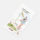 Golf Funny Sprichwort für Golfer Serviette (Ecke)