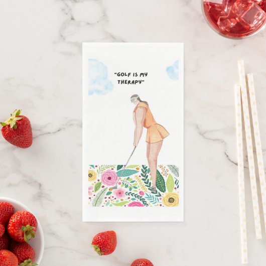 Golf Funny Sprichwort für Golfer Serviette (Beispiel)