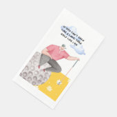 Golf Funny Sprichwort für Golfer Serviette (Ecke)