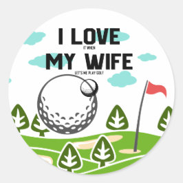 Golf Funny Sprichwort für Golfer Square Sticker