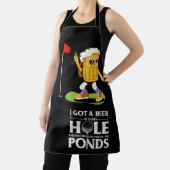 Golf Funny Sprichwort mit Golfer und Bier Schürze (InSitu)